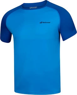 T-shirt pour enfant Babolat  Play Club Crew Neck Tee Blue 8 - 10 let