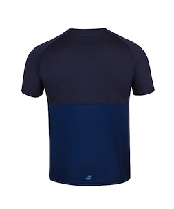 T-shirt pour enfant Babolat  Play Club Crew Neck Tee Estate Blue 8 - 10 let