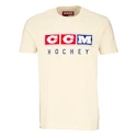 T-shirt pour enfant CCM Vintage Fall SS Tee Unbleached