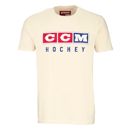 T-shirt pour enfant CCM Vintage Fall SS Tee Unbleached