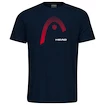 T-shirt pour enfant Head  Club Carl T-Shirt Junior Dark Blue 128 cm