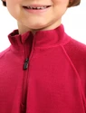 T-shirt pour enfant Icebreaker  K 260 Tech LS Half Zip Cherry