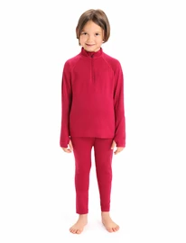 T-shirt pour enfant Icebreaker  K 260 Tech LS Half Zip Cherry