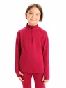 T-shirt pour enfant Icebreaker  K 260 Tech LS Half Zip Cherry