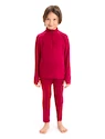 T-shirt pour enfant Icebreaker  K 260 Tech LS Half Zip Cherry 4