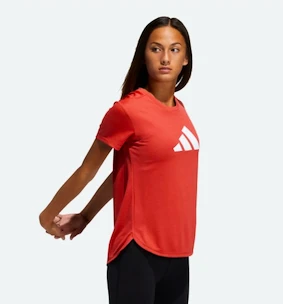 T-shirt pour femme adidas  Bos Logo Tee XS, rouge