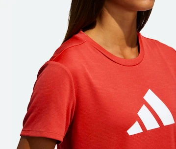 T-shirt pour femme adidas  Bos Logo Tee XS, rouge