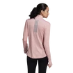 T-shirt pour femme adidas Own The Run 1/2 Zip Wonder Mauve