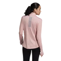 T-shirt pour femme adidas Own The Run 1/2 Zip Wonder Mauve