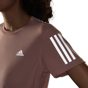 T-shirt pour femme adidas Own The Run Tee Wonder Mauve XS