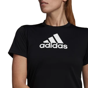 T-shirt pour femme adidas  Primeblue Designed 2 Move Logo Sport Black XS