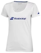 T-shirt pour femme Babolat  Exercise Babolat Tee Women White