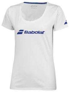 T-shirt pour femme Babolat  Exercise Babolat Tee Women White