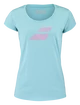 T-shirt pour femme Babolat  Exercise Flag Tee Women Angel Blue S