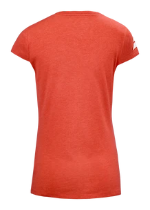 T-shirt pour femme Babolat  Exercise Stripes Tee Poppy Red S