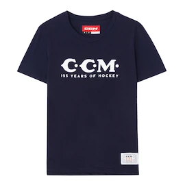 T-shirt pour femme CCM 125 Anniversary SS Tee Navy