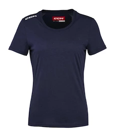 T-shirt pour femme CCM Crew Neck SS TEE True Navy