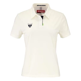 T-shirt pour femme CCM Golf Polo Blanc