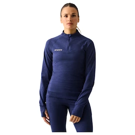 T-shirt pour femme CCM Outdoor Thermal LS Shirt Heather Blue