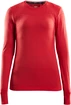 T-shirt pour femme Craft Keep WARM Fuseknit Comfort LS red