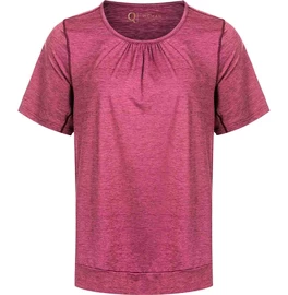 T-shirt pour femme Endurance Q Bree Melange SS Tee Wine