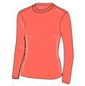 T-shirt pour femme Endurance  Sustainable X1 Elite LS Tee Salmon