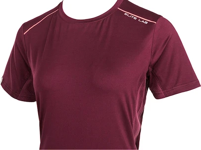 T-shirt pour femme Endurance  Tech Elite X1 SS Tee Wine 34