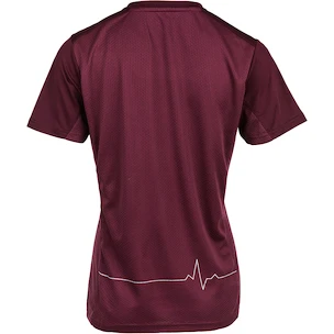 T-shirt pour femme Endurance  Tech Elite X1 SS Tee Wine 34