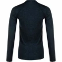 T-shirt pour femme Endurance  Yalia Seamless Wool Print LS Baselayer Dark Blue