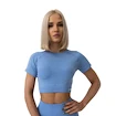 T-shirt pour femme GymBeam  FLO CropTop Blue