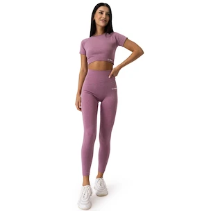 T-shirt pour femme GymBeam  FLO CropTop Violet