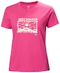 T-shirt pour femme Helly Hansen  F2F Organic Cotton T-Shirt Cascadia Pink S