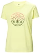 T-shirt pour femme Helly Hansen  Skog Recycled Graphic Tee Fadded Yallow XS