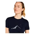 T-shirt pour femme Icebreaker Merino 150 Tech Lite SS T South Const Midnight Navy