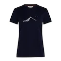 T-shirt pour femme Icebreaker Merino 150 Tech Lite SS T South Const Midnight Navy