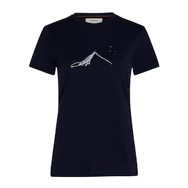 T-shirt pour femme Icebreaker Merino 150 Tech Lite SS T South Const Midnight Navy