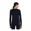 T-shirt pour femme Icebreaker Merino 200 Sonebula LS Crewe Mid Navy/Royal Navy/Snow/Cb