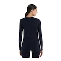 T-shirt pour femme Icebreaker Merino 200 Sonebula LS Crewe Mid Navy/Royal Navy/Snow/Cb