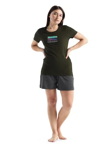 T-shirt pour femme Icebreaker  Tech Lite II SS Tee Trailhead Loden M