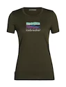 T-shirt pour femme Icebreaker  Tech Lite II SS Tee Trailhead Loden M