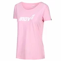 T-shirt pour femme Inov-8  Cotton Tee Pink