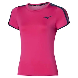 T-shirt pour femme Mizuno Frontier Tee W Fuchsia Purple