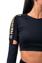 T-shirt pour femme Nebbia  Crop Top 821 black