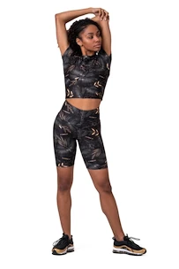 T-shirt pour femme Nebbia  Crop top Active 568 volcanic black