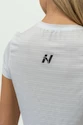 T-shirt pour femme Nebbia  FIT Activewear T-Shirt “Airy” with Reflective Logo white