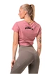 T-shirt pour femme Nebbia  Fit & Sporty crop top old rose