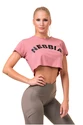 T-shirt pour femme Nebbia  Fit & Sporty crop top old rose