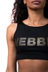 T-shirt pour femme Nebbia  Gold Mesh Mini Top 830 black