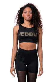 T-shirt pour femme Nebbia Gold Mesh Mini Top 830 black