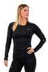 T-shirt pour femme Nebbia  Long Sleeve Smart Pocket Sporty Top 418 black